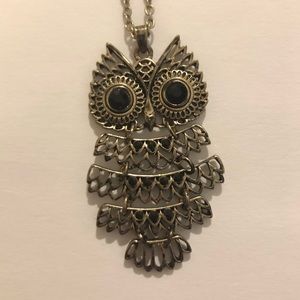 Long Owl Necklace